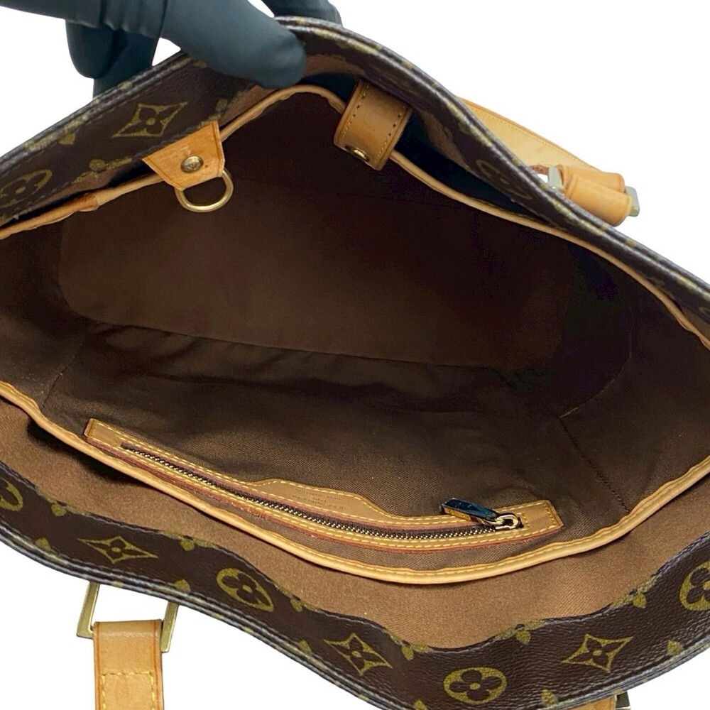 LOUIS VUITTON Brown Monogram Leather Shoulder Bag - Picture 9 of 10